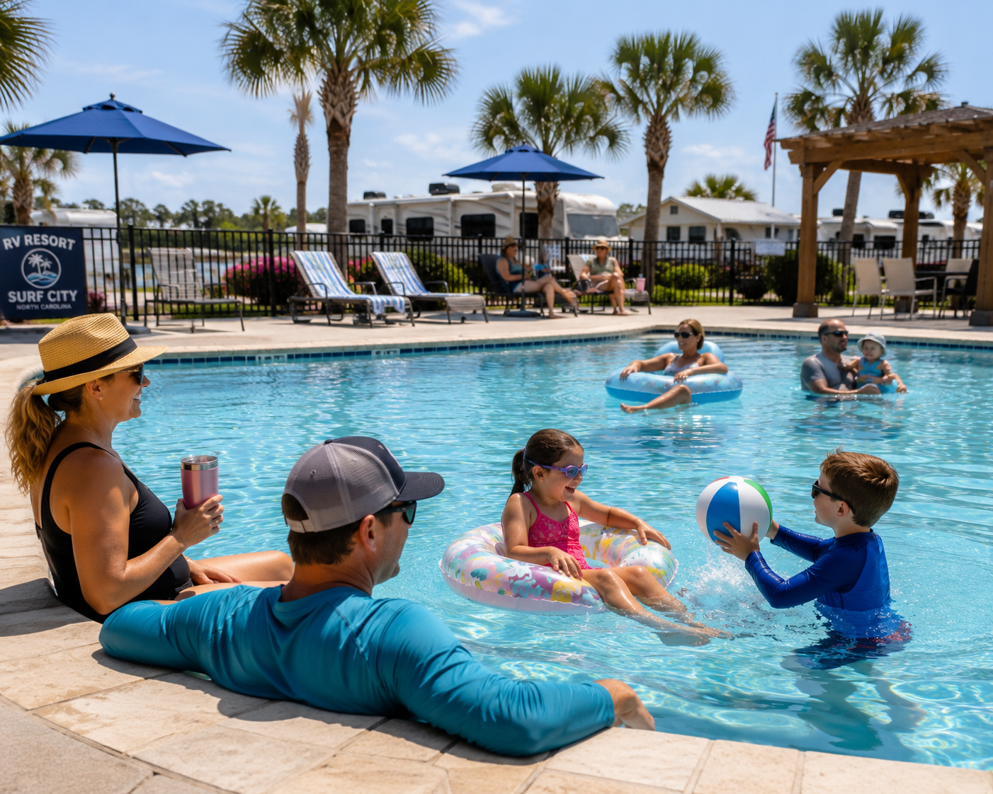 RV Resort Swimming Pool