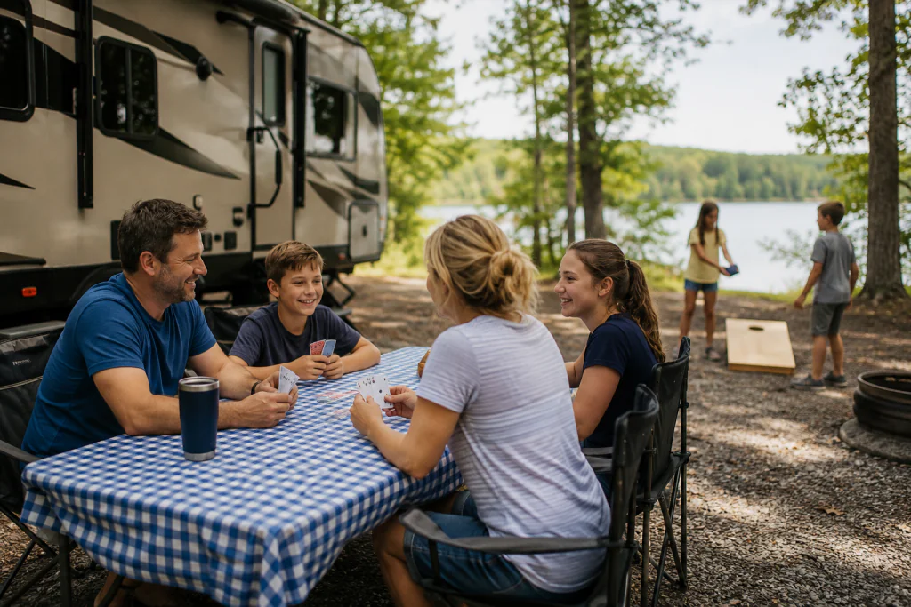 RV campsite activities