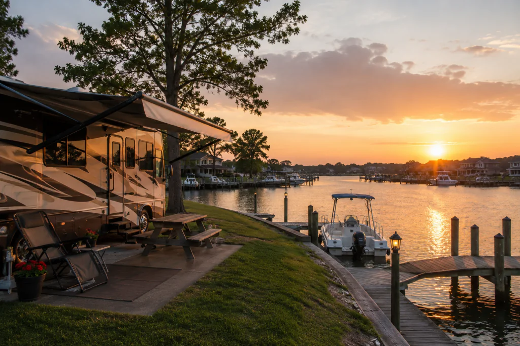 dockside RV living