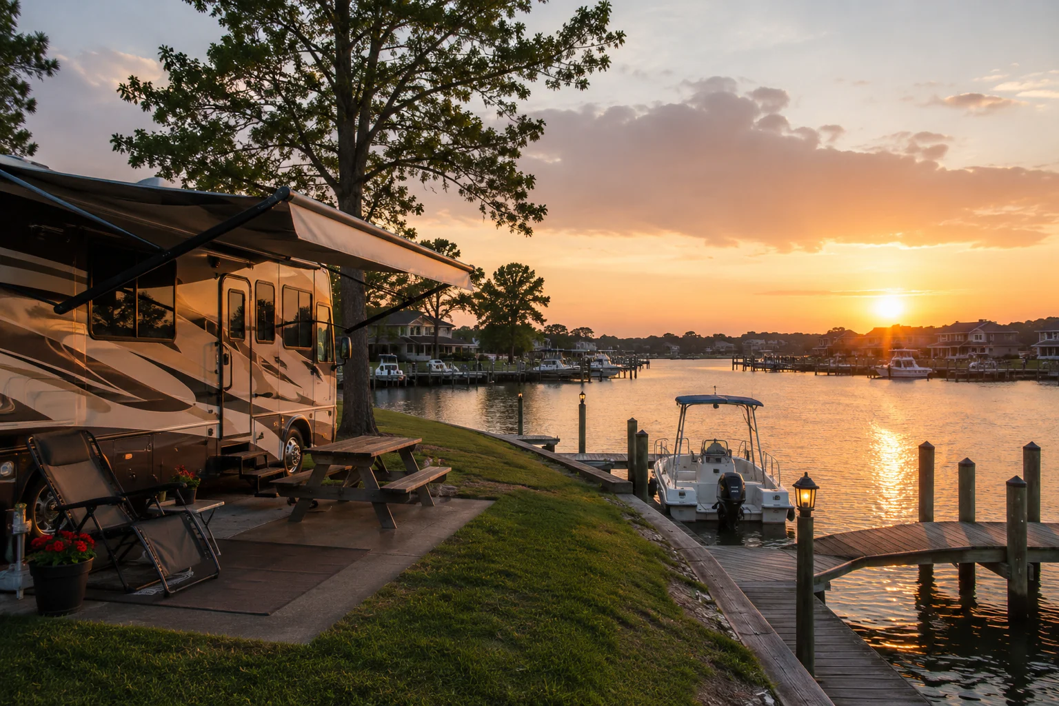 dockside RV living